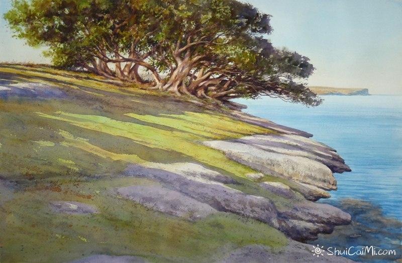 Guy Troughton自然类水彩作品8194