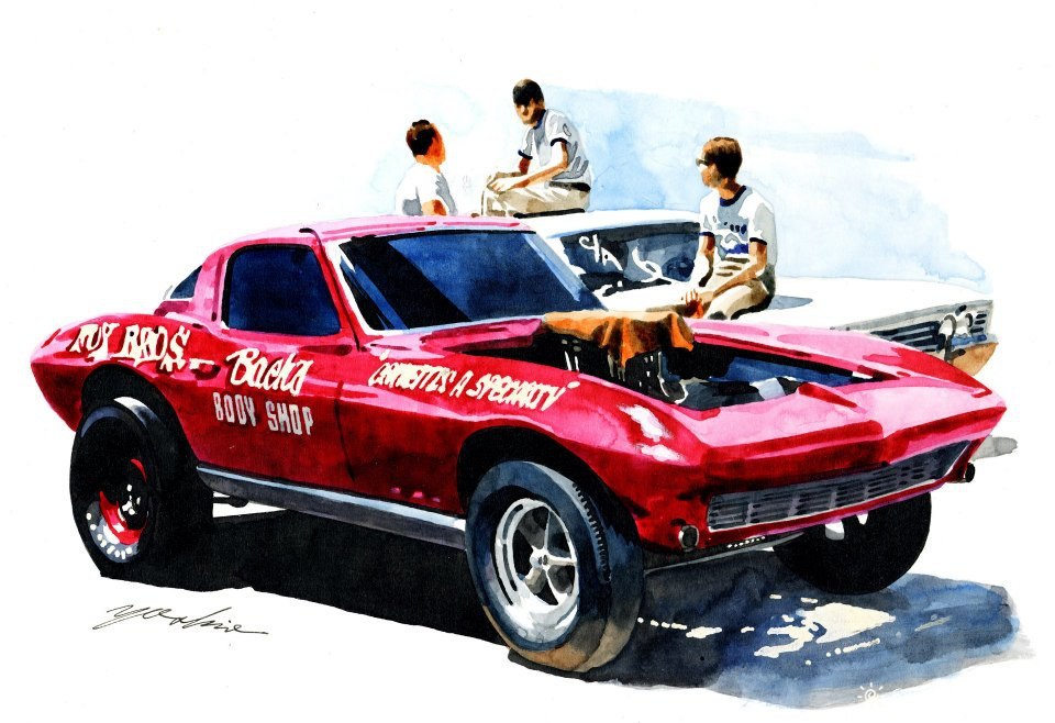 中沢ヨシオ的水彩机车画2426