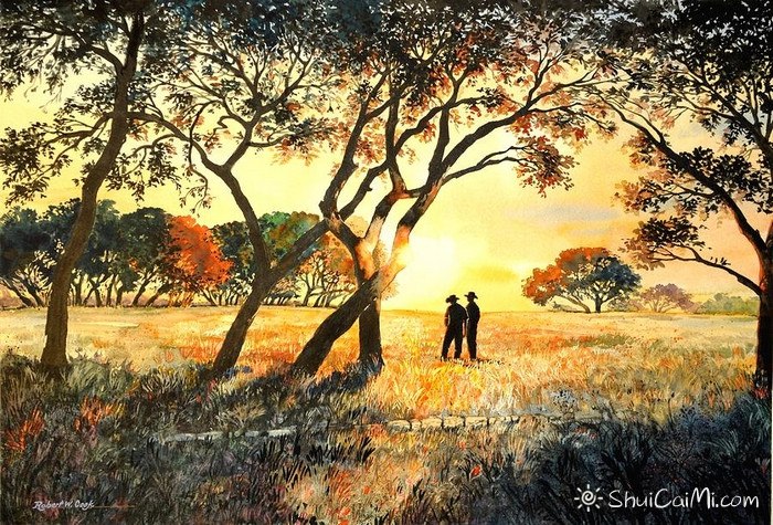 美国 Robert W. Cook 的风景画欣赏-图片1