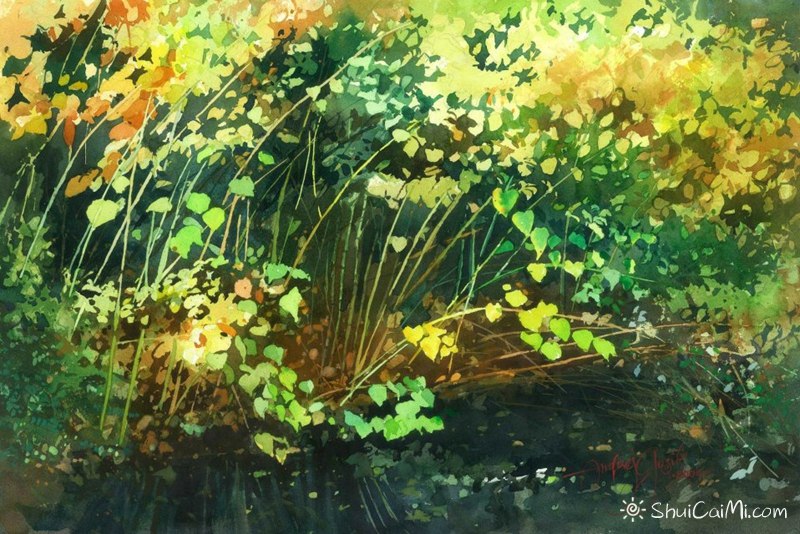 Andrzej Gosik风景水彩画作品欣赏-图片5