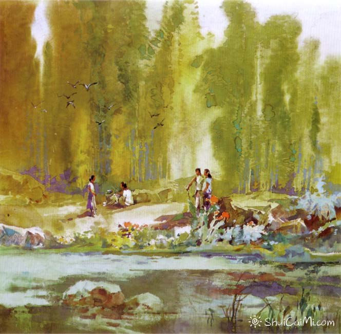 李剑晨大师水彩画欣赏1862801395971341934