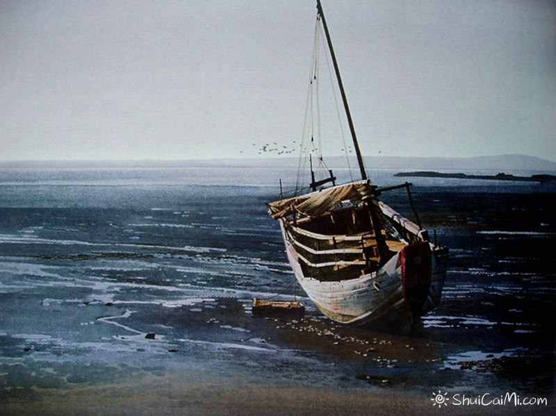 刘寿祥水彩风景画作品54