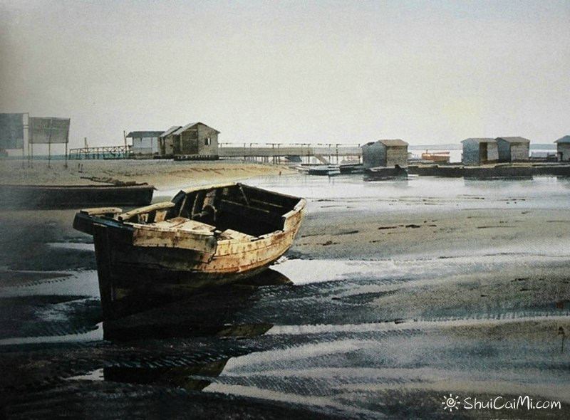 刘寿祥水彩风景画作品55