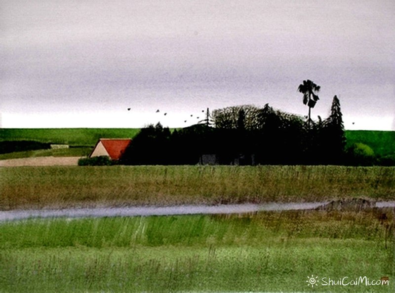 刘寿祥水彩风景画作品59