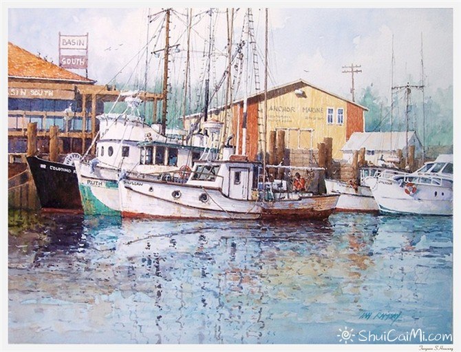 Ian Ramsay伊恩.拉姆齐水彩画作品316a163690