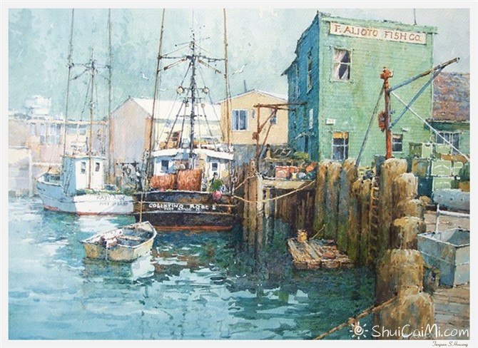 Ian Ramsay伊恩.拉姆齐水彩画作品489e344690