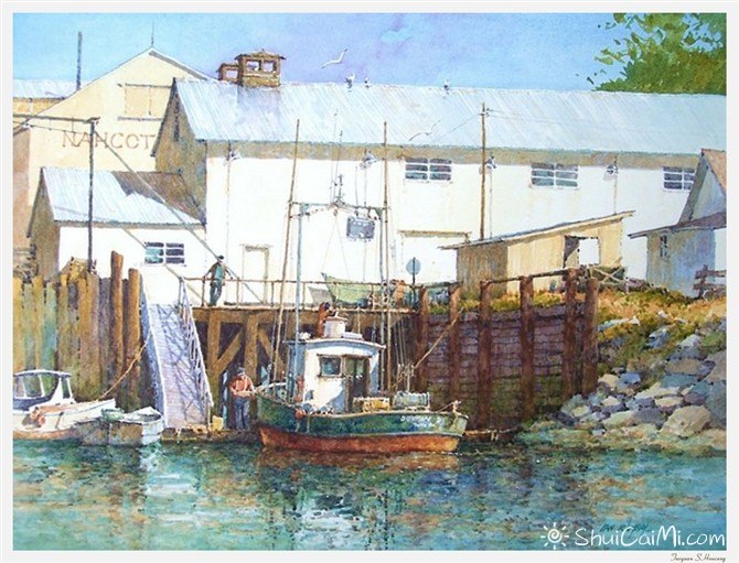 Ian Ramsay伊恩.拉姆齐水彩画作品630f4be690