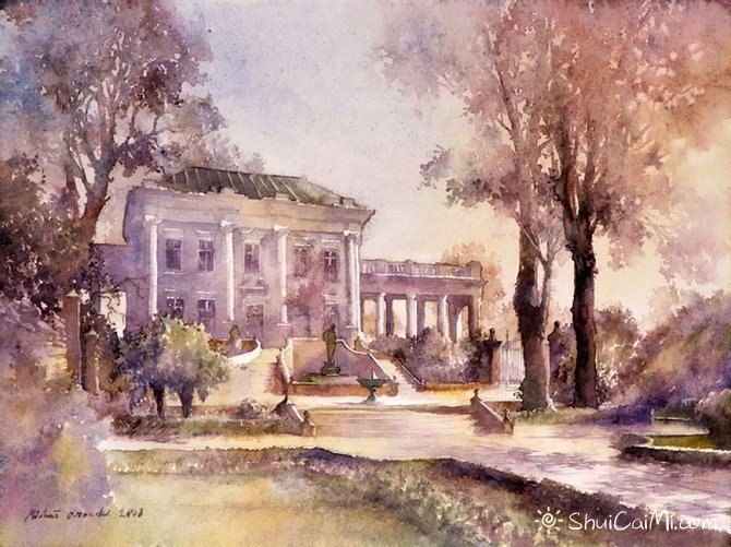 波兰Michal Orlowski水彩风景画作品-图片7