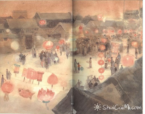 关维兴水彩画绘本《城南旧事》