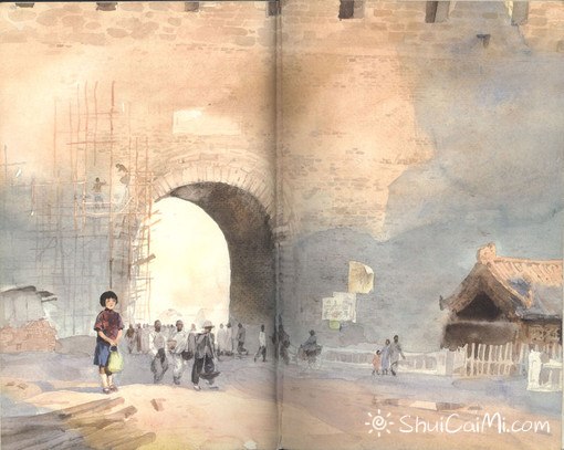 关维兴水彩画绘本《城南旧事》