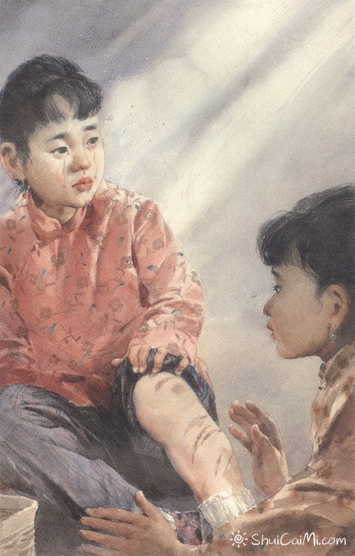 关维兴水彩画绘本《城南旧事》