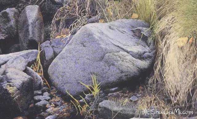 黄有维山水水彩风景画绘画步骤教程