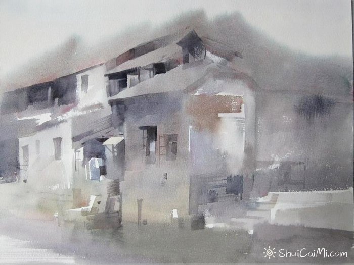 柳毅唯美风景水彩作品欣赏