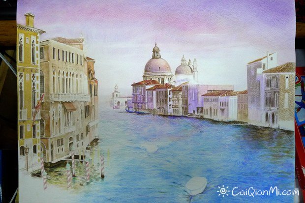 用彩铅画出商业效果图般的手绘步骤