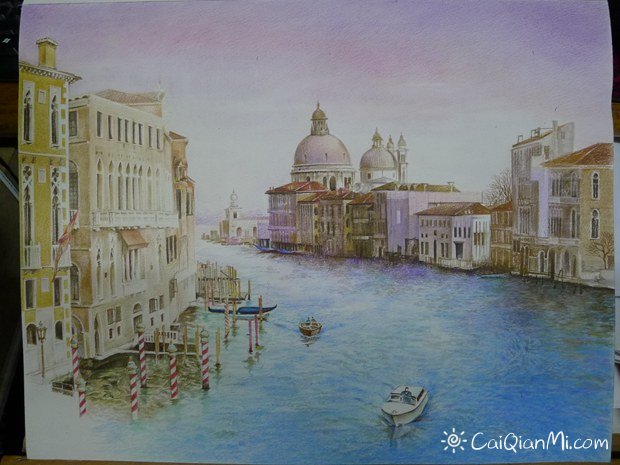 用彩铅画出商业效果图般的手绘步骤