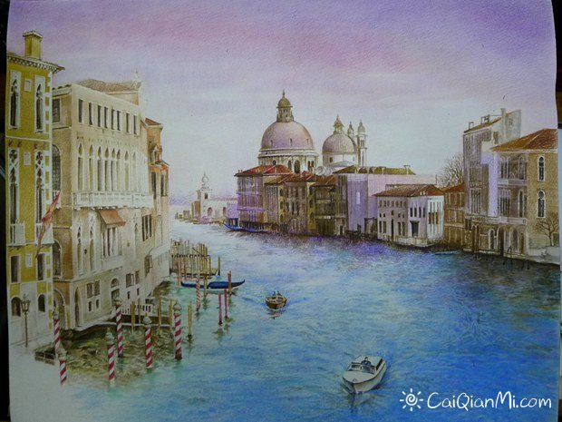 用彩铅画出商业效果图般的手绘步骤