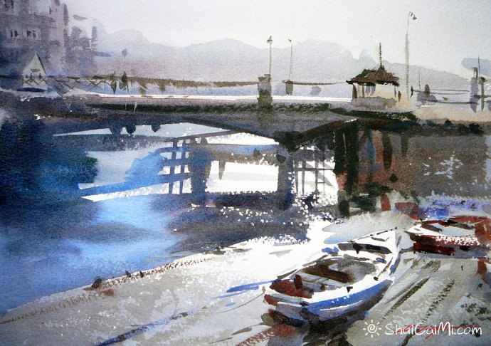 澳大利亚大卫.泰勒David Taylor的水彩画-图片9