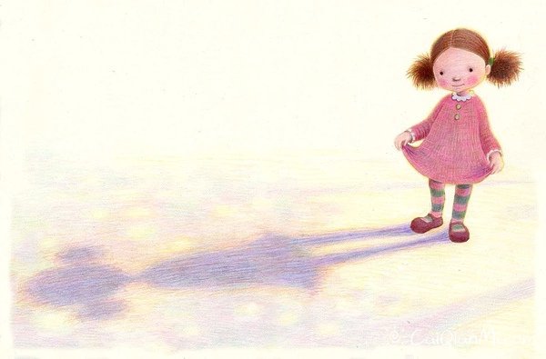 英国艺术家Cayce Hare的创意彩铅插画