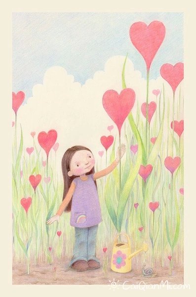 英国艺术家Cayce Hare的创意彩铅插画