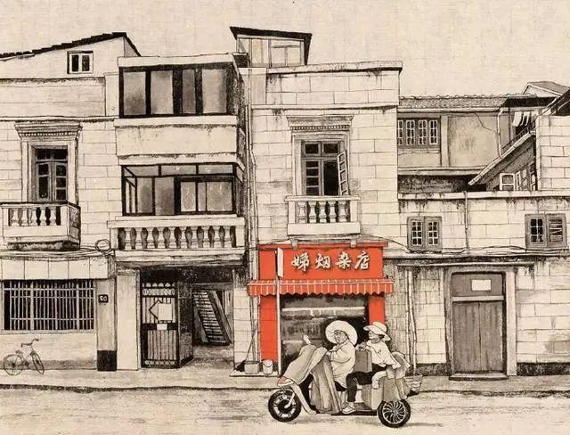 以色列插画师Sveta Dorosheva上海风景画欣赏