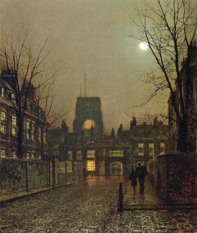 英国画家John Atkinson Grimshaw夜景插画作品欣赏