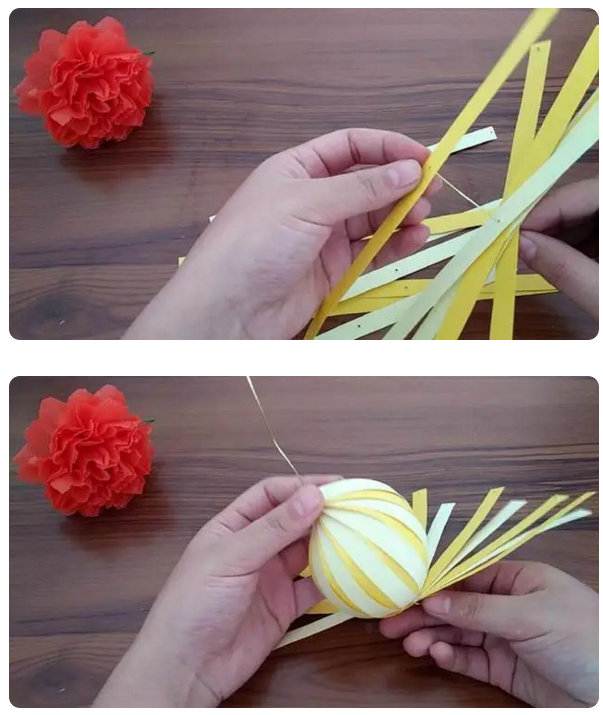 趣味手工折纸灯笼制作方法-图片5