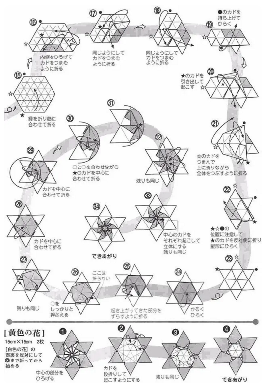 简单易学的水仙花手工折纸教程图解-图片2