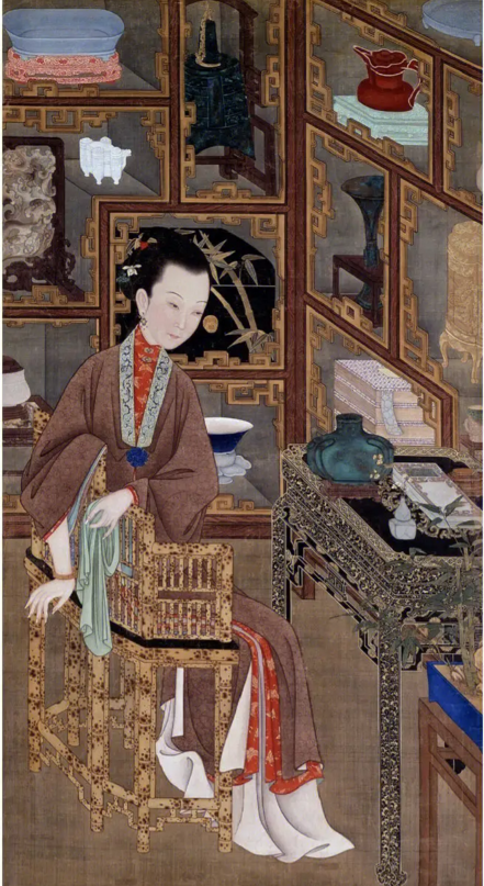 芙蓉不及美人妆,清代十二美人图名画赏析