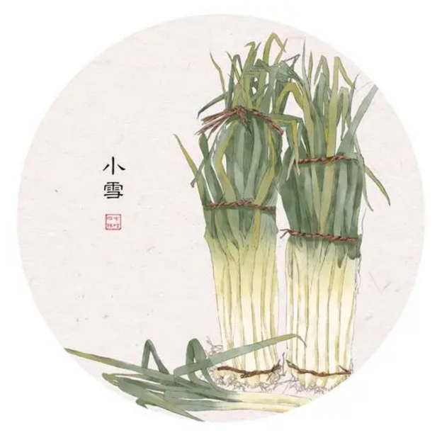 二十四节气小雪绘画中国风 24节气大雪画简单又漂亮-图片1