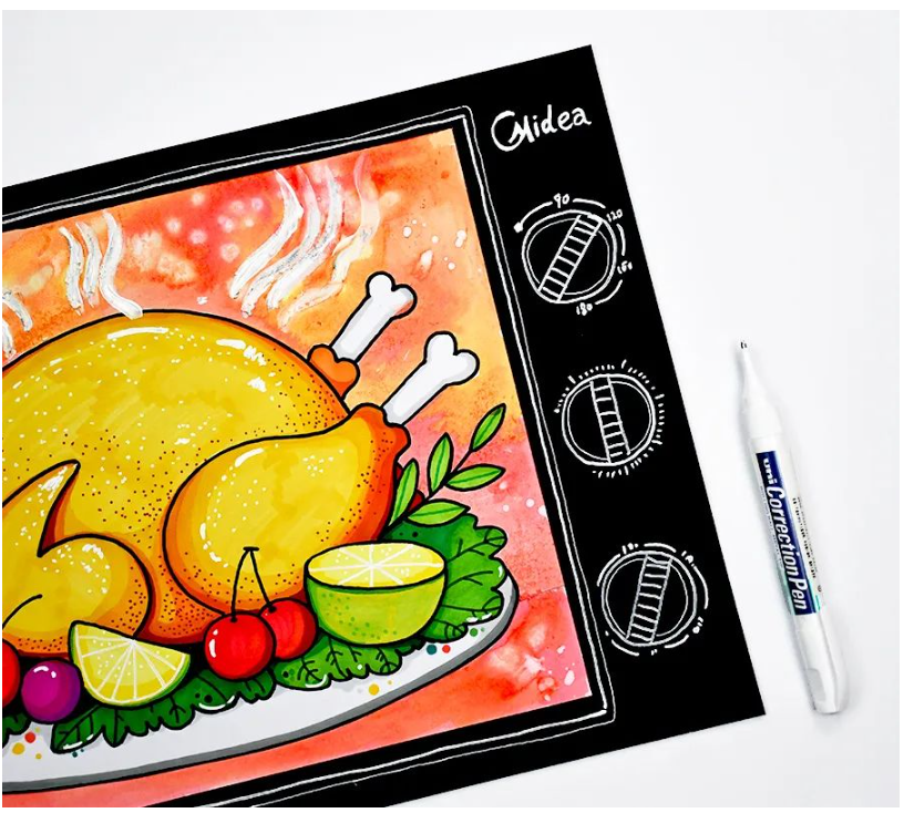 感恩节画画作品图片大全 感恩节主题画手抄报作品-图片9