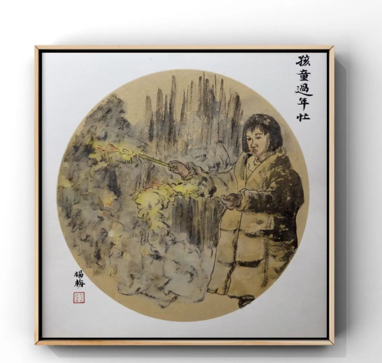 【经典国画】年俗绘画作品图片大全-图片1