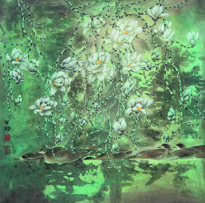 精选苏百钧工笔花鸟画作品大全欣赏