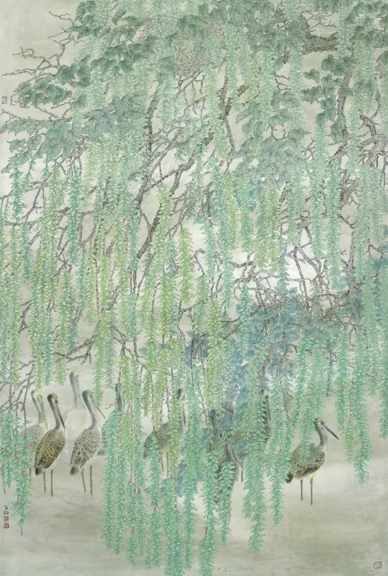 精选苏百钧工笔花鸟画作品大全欣赏