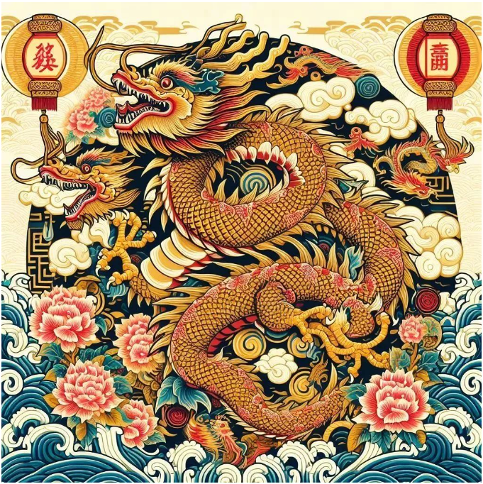 2024年龙年霸气图片作品欣赏-图片3