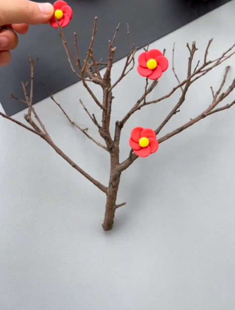 变废为宝手工小制作大全(黏土梅花)-图片1