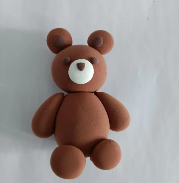 橡皮泥手工制作大全简单又漂亮(小熊)