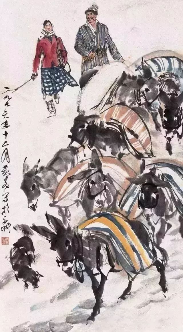 近现代画家| 黄胄画家最擅长画什么画-图片4