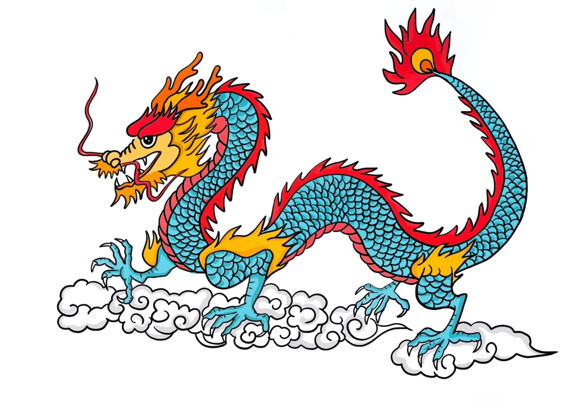 2024龙怎么画简单又霸气中国龙(含教程步骤)-图片1