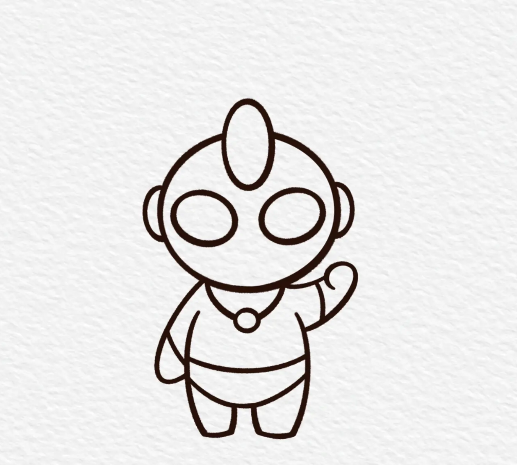 一步一步教我画奥特曼(含教程图解)-图片1