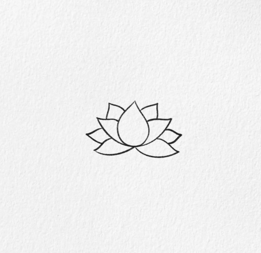 简笔画荷花的步骤简单好看 画荷花最简单的画法-图片1
