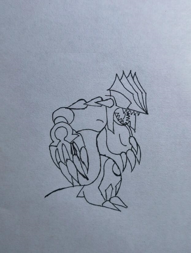 简笔画: 一步一步教我画固拉多简单方法-图片1