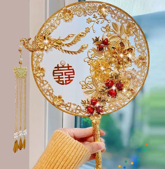 新娘diy团扇教程图片大全大图-图片2