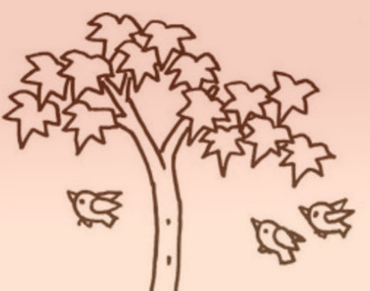 梧桐树简笔画简单又好看图片大全