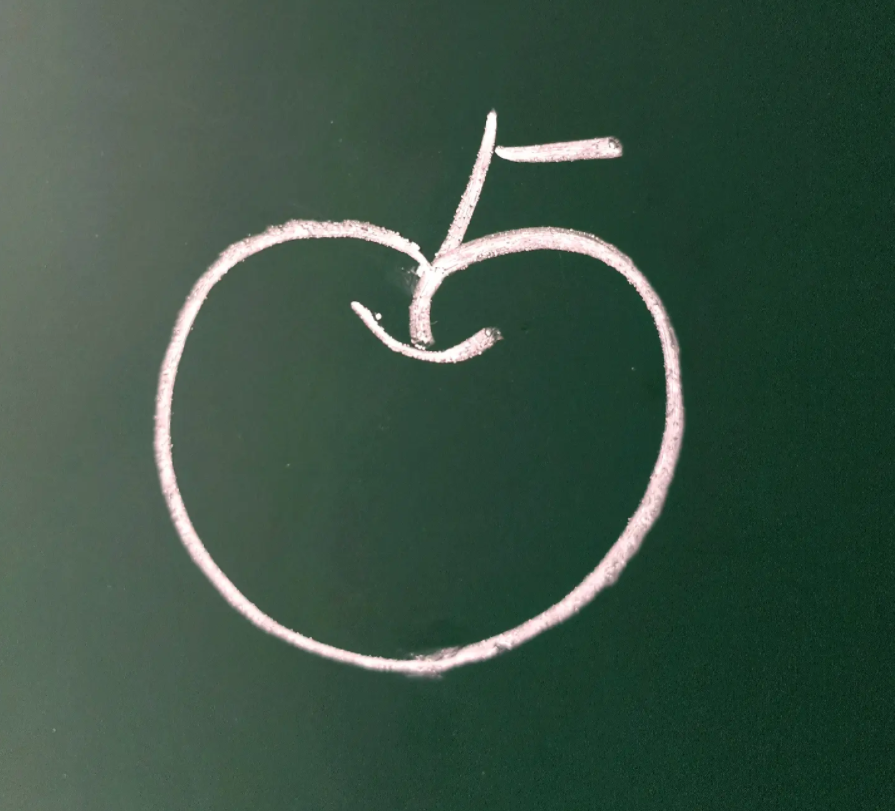 幼儿学画画: 5可以画成什么简笔画(苹果)-图片2