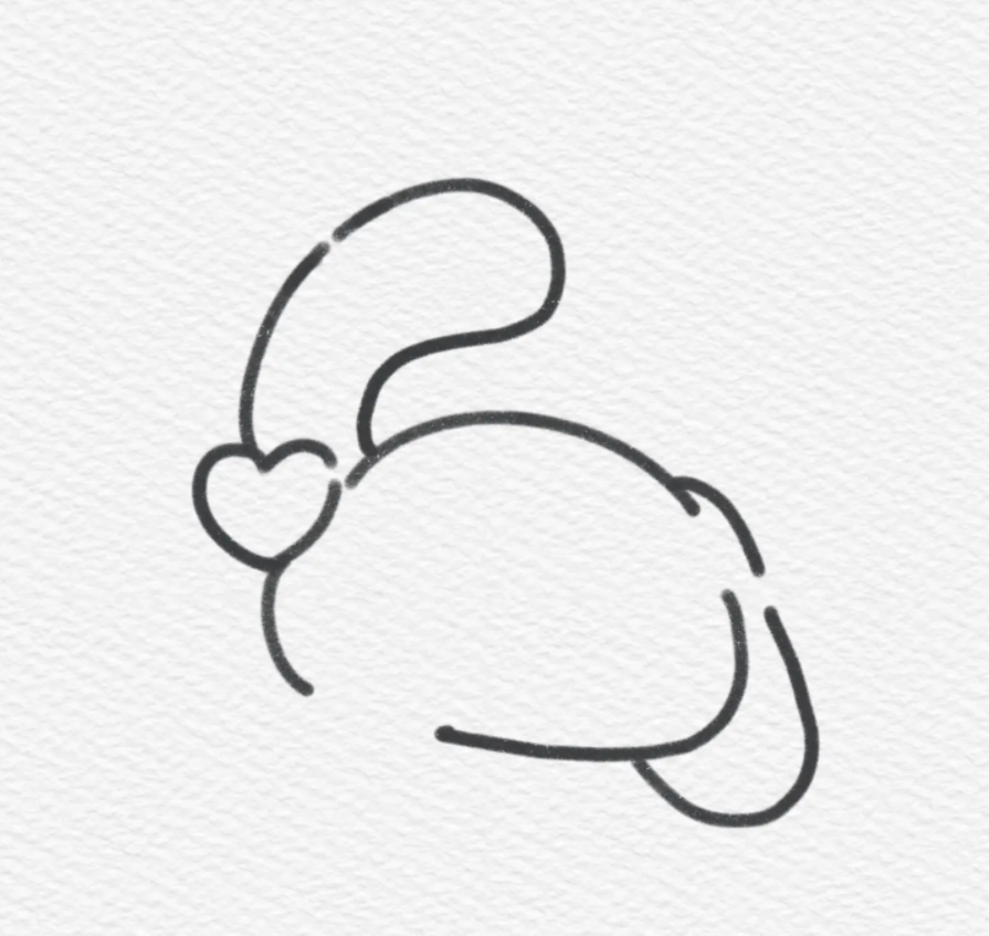 四个0画小狗简单画法 怎样画狗简单又好看-图片2