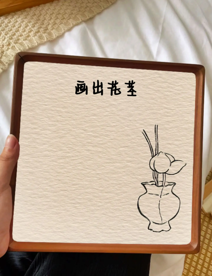 莲花的画法教程简笔画 好运“莲莲”简笔画作品欣赏-图片2