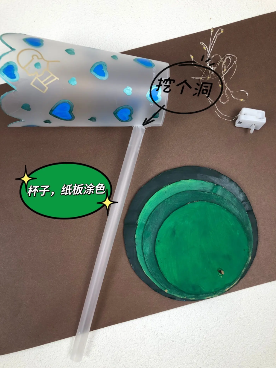 奶茶吸管可以用来做什么手工 奶茶吸管杯自制小夜灯教程-图片2