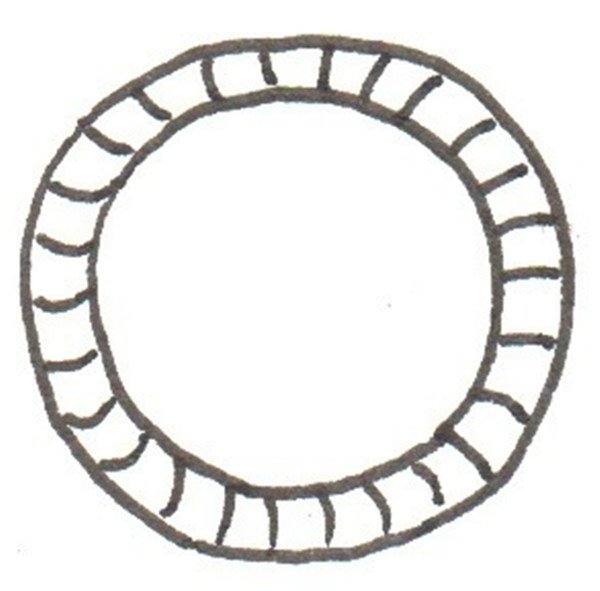 卡通画   小镜子纹路