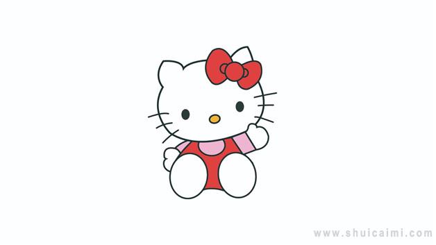 hello kitty简笔画