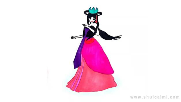 叶罗丽精灵梦简笔画怎么画 叶罗丽精灵梦简笔画图片-图片4
